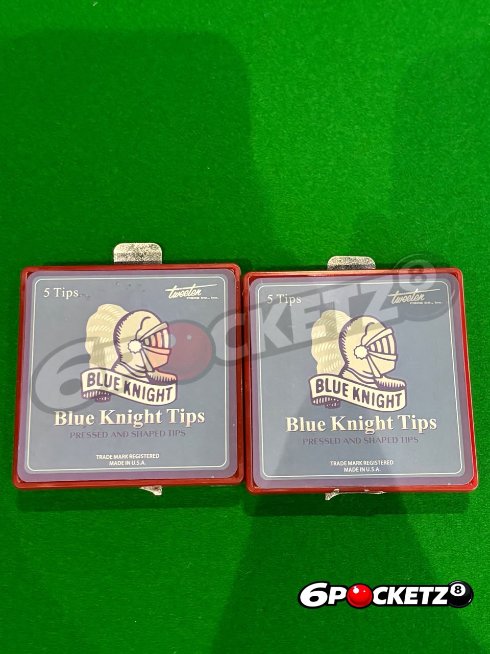BLUE KNIGHT SNOOKER TIP - Image 2